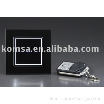 Intelligent switch with touch panel and remote control
